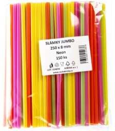 Brčka plastová 8mm 150 ks